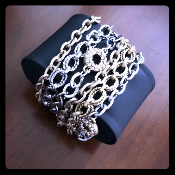 Mixed metal bracelet - Picture 1 of 4